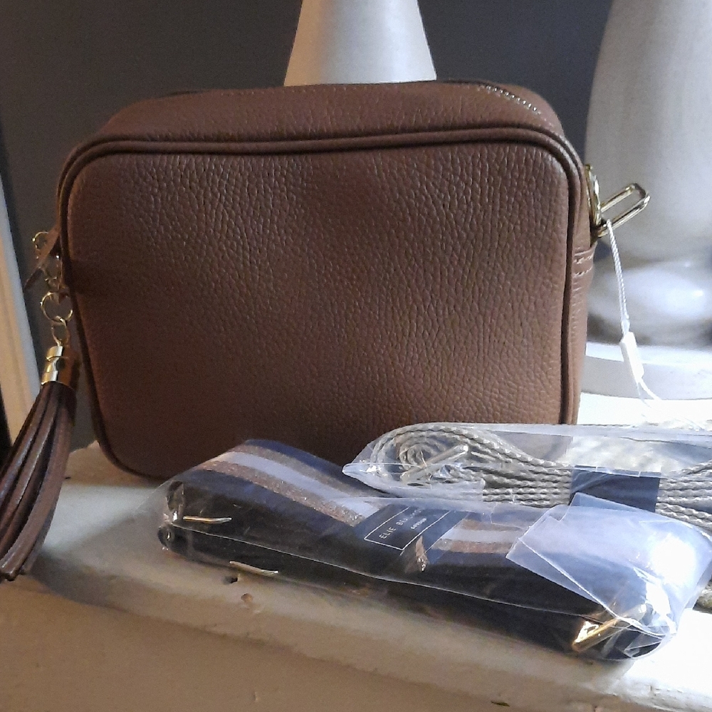 Brown Leather Crossbody Bag